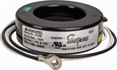 Simpson Electric - 2 VA Burden, 150 Amp AC Input, 5 Amp AC Output, 50 to 400 Hz, Panel Meter Donut Current Transformer - Screw Terminal, For Use with AC Ammeter - Exact Tool & Supply