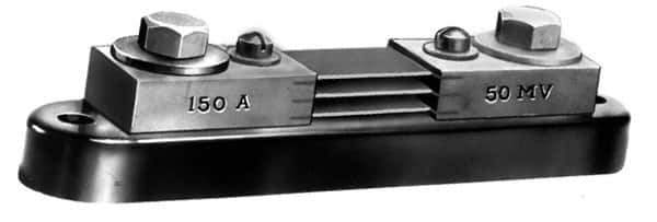 Simpson Electric - Panel Meter Portable Shunt - 150, 50 mV Drop, Screw Terminal, For Use with Falcon Series 200 mVDC Meters - Exact Tool & Supply