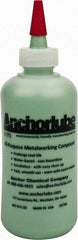 Made in USA - Anchorlube G-771, 8 oz Bottle Cutting Fluid - Water Soluble, For Broaching, Counterboring, Drawing, Drilling, Engraving, Fly-Cutting, Hole Extruding, Milling, Piercing, Punching, Sawing, Seat Forming, Spot Facing, Tapping - Exact Tool & Supply
