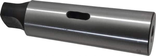 Interstate - MT2 Inside Morse Taper, MT5 Outside Morse Taper, Standard Reducing Sleeve - Soft with Hardened Tang, 1/4" Projection, 156mm OAL, 44.7mm Body Diam - Exact Tool & Supply