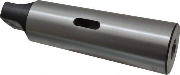 Interstate - MT2 Inside Morse Taper, MT5 Outside Morse Taper, Standard Reducing Sleeve - Hardened & Ground Throughout, 1/4" Projection, 247mm OAL, 30mm Body Diam - Exact Tool & Supply