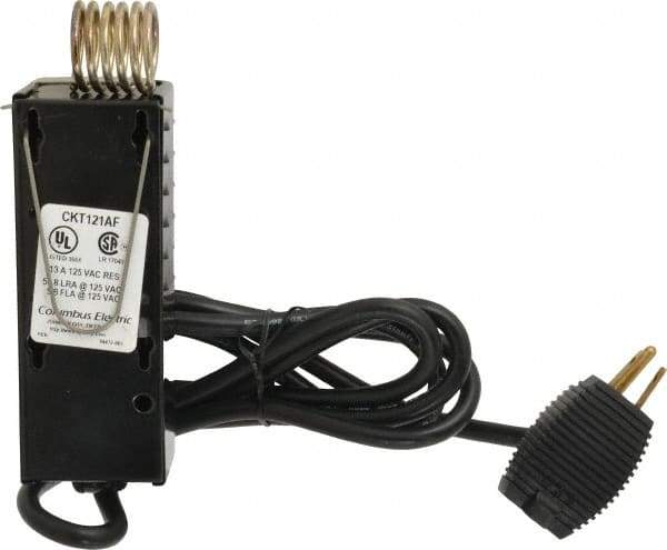 TPI - 40 to 110°F, Heat Only, Industrial Thermostat (Coiled Capillary Temperature Sensor) - 125 to 277 Volts, Snap Acting Switch - Exact Tool & Supply