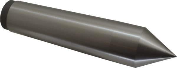 Value Collection - 1.76" Head Diam, Steel Standard Point Solid Dead Center - 5MT Morse Taper, 1.76" Point Diam, 7-7/8" OAL - Exact Tool & Supply