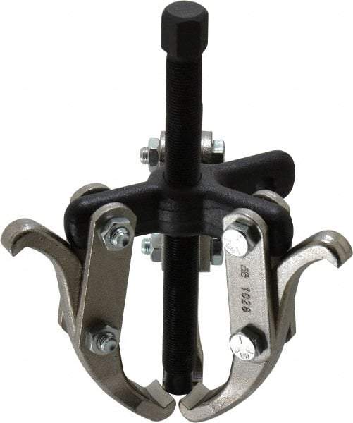 OTC - 7" Spread, 5 Ton Capacity, Reversible Puller - For Bearings, Gears & Pulleys - Exact Tool & Supply