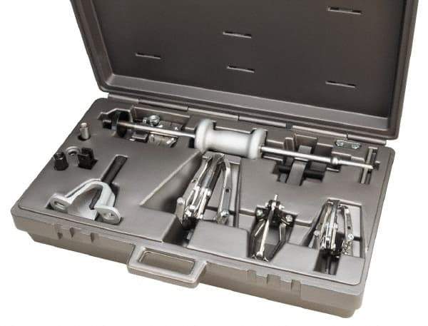 OTC - 6 Piece, 5 Ton Capacity, 1-1/2 to 7" Spread, Multi-Purpose Puller Set - 2, 3 Jaws, 26-1/4" OAL, 5-1/2" Reach - Exact Tool & Supply