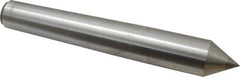 Made in USA - Carbide-Tipped Alloy Steel Standard Point Solid Dead Center - B&S 10 Brown & Sharpe Taper, 8-17/32" OAL - Exact Tool & Supply