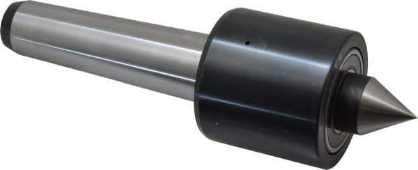 Riten - MT4 Taper Shank, 2-3/8" Head Diam 2,200 Lb Capacity Live Center - 2,500 Max RPM, 2-1/4" Head Length, 1" Point Diam, 1-1/4" Point Len, 1,100 Lb Max Workpc, Standard Point - Exact Tool & Supply