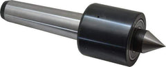 Riten - MT4 Taper Shank, 2-3/8" Head Diam 2,200 Lb Capacity Live Center - 2,500 Max RPM, 2-1/4" Head Length, 1" Point Diam, 1-1/4" Point Len, 1,100 Lb Max Workpc, Standard Point - Exact Tool & Supply