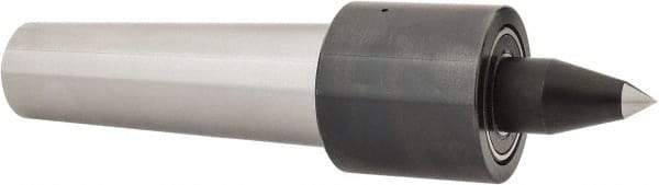 Riten - MT5 Taper Shank, 2-3/8" Head Diam 2,200 Lb Capacity Live Center - 2,500 Max RPM, 2-1/2" Head Length, 1/2" Point Diam, 2" Point Len, 900 Lb Max Workpc, Tracer Point - Exact Tool & Supply