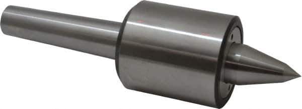 Riten - MT4 Taper Shank, 2-7/8" Head Diam 9,000 Lb Capacity Live Center - 5,500 Max RPM, 3-5/16" Head Length, 9/16" Point Diam, 2-1/16" Point Len, 1,700 Lb Max Workpc, Tracer Point - Exact Tool & Supply