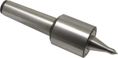 Riten - MT5 Taper Shank, 2-7/8" Head Diam 9,000 Lb Capacity Live Center - 5,500 Max RPM, 3-5/16" Head Length, 1/2" Point Diam, 2-1/2" Point Len, 1,100 Lb Max Workpc, 15/16" Tip Diam, Long Point - Exact Tool & Supply