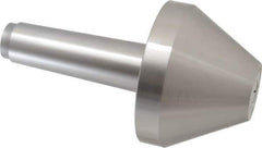 Riten - MT5 Taper Shank, 5" Head Diam 8,000 Lb Capacity Live Center - 3-13/16" Head Length, 2" Point Diam, 3-13/16" Point Len, 4,800 Lb Max Workpc, Bull Nose Point - Exact Tool & Supply