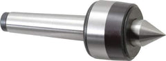 Bison - MT2 Taper Shank, 1.57" Head Diam 460 Lb Capacity Live Center - 5,000 Max RPM, 0.7" Point Diam, 0.87" Point Len, 460 Lb Max Workpc, 4.74" OAL, 0.87" Long Tip, Standard Point - Exact Tool & Supply