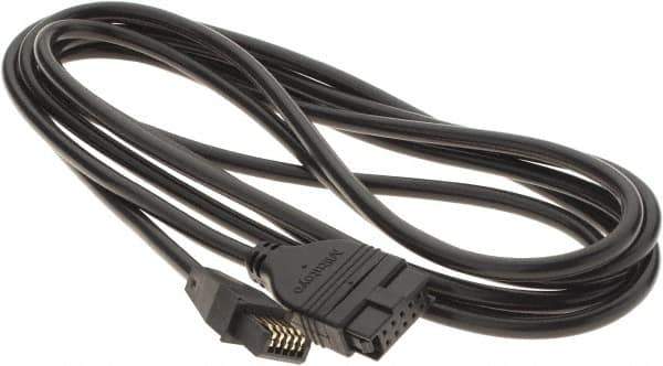 Mitutoyo - 80" Long SPC Cable - Use with Absolute Digimatic Bore Gage, Height Gage, Indicator ID-C, ID-S, ID-U, Scale Units, Dial Depth Gage & Calipers - Exact Tool & Supply