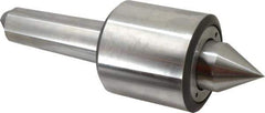 Riten - MT5 Taper Shank, 3-3/4" Head Diam 16,000 Lb Capacity Live Center - 3,200 Max RPM, 3-27/32" Head Length, 1-7/8" Point Diam, 2-1/4" Point Len, 8,000 Lb Max Workpc, Standard Point - Exact Tool & Supply