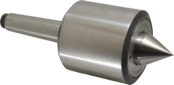 Riten - MT4 Taper Shank, 3-3/4" Head Diam 10,900 Lb Capacity Live Center - 4,000 Max RPM, 3-27/32" Head Length, 1.6563" Point Diam, 1-3/4" Point Len, 4,800 Lb Max Workpc, Standard Point - Exact Tool & Supply