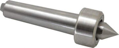 Riten - MT4 Taper Shank, 2-1/8" Head Diam 6,750 Lb Capacity Live Center - 1,000 Max RPM, 1-3/16" Head Length, 1" Point Diam, 1" Point Len, 1,800 Lb Max Workpc, Standard Point - Exact Tool & Supply