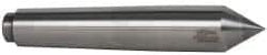 Riten - 0.938" Head Diam, Carbide-Tipped Steel Standard Point Half Dead Center - 3MT Morse Taper, 0.938" Point Diam, 5-1/4" OAL - Exact Tool & Supply