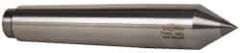 Riten - 1.231" Head Diam, Carbide-Tipped Steel Standard Point Half Dead Center - 4MT Morse Taper, 1.231" Point Diam, 6-3/4" OAL - Exact Tool & Supply