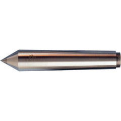 Riten - 3.27" Head Diam, Carbide-Tipped Steel Standard Point Solid Dead Center - Exact Tool & Supply