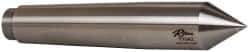 Riten - 1.231" Head Diam, Hardened Tool Steel Standard Point Half Dead Center - 4MT Morse Taper, 1.231" Point Diam, 6-3/4" OAL - Exact Tool & Supply