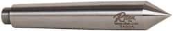 Riten - 0.7" Head Diam, Hardened Tool Steel Standard Point Solid Dead Center - 2MT Morse Taper, 0.7" Point Diam, 4-3/16" OAL - Exact Tool & Supply