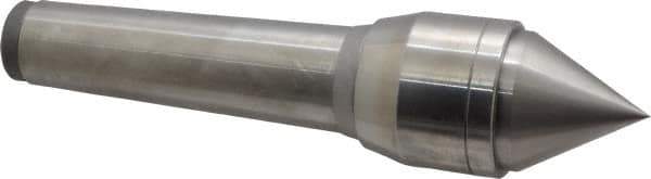 Value Collection - MT4 Taper Shank, 1.77" Head Diam Live Center - 1.48" Point Len, 1,102 Lb Max Workpc, 7.62" OAL, Standard Point - Exact Tool & Supply