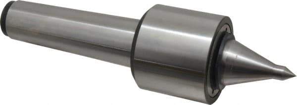 Riten - MT5 Taper Shank, 3-1/16" Head Diam 6,800 Lb Capacity Live Center - 5,000 Max RPM, 2-25/32" Head Length, 1/2" Point Diam, 2-5/8" Point Len, 1,100 Lb Max Workpc, 3/4" Long Tip, 2-1/2" Tip Diam, Long Point - Exact Tool & Supply