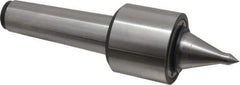 Riten - MT5 Taper Shank, 3-1/16" Head Diam 6,800 Lb Capacity Live Center - 5,000 Max RPM, 2-25/32" Head Length, 1/2" Point Diam, 2-5/8" Point Len, 1,100 Lb Max Workpc, 3/4" Long Tip, 2-1/2" Tip Diam, Long Point - Exact Tool & Supply