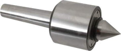 Riten - MT4 Taper Shank, 3-1/16" Head Diam 4,500 Lb Capacity Live Center - 4,000 Max RPM, 2-25/32" Head Length, 1-3/8" Point Diam, 1-13/16" Point Len, 2,100 Lb Max Workpc, Standard Point - Exact Tool & Supply