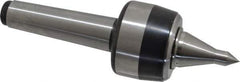 Royal Products - MT4 Taper Shank, 2.68" Head Diam 5,170 Lb Capacity Live Center - 4,500 Max RPM, 1.98" Head Length, 1-1/4" Point Diam, 2.18" Point Len, 1,120 Lb Max Workpc, 8-5/8" OAL, 1/2" Tip Diam, Long Point - Exact Tool & Supply