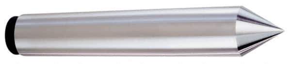 Royal Products - 1.748" Head Diam, High Speed Steel Standard Point Solid Dead Center - 5MT Morse Taper, 1.748" Point Diam, 8-1/2" OAL - Exact Tool & Supply