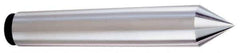 Royal Products - 1.748" Head Diam, High Speed Steel Standard Point Solid Dead Center - 5MT Morse Taper, 1.748" Point Diam, 8-1/2" OAL - Exact Tool & Supply