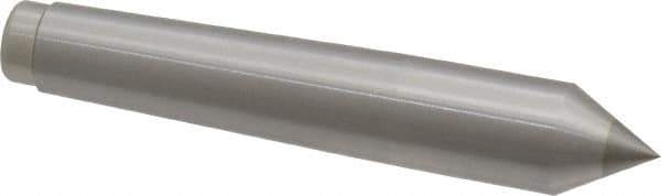 Royal Products - 0.7" Head Diam, Carbide-Tipped Steel Standard Point Solid Dead Center - 2MT Morse Taper, 0.7" Point Diam, 4-3/16" OAL - Exact Tool & Supply