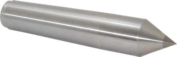 Royal Products - 1.748" Head Diam, Carbide-Tipped Steel Standard Point Solid Dead Center - 5MT Morse Taper, 1.748" Point Diam, 8-1/2" OAL - Exact Tool & Supply