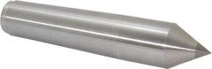 Royal Products - 1.748" Head Diam, Carbide-Tipped Steel Standard Point Solid Dead Center - 5MT Morse Taper, 1.748" Point Diam, 8-1/2" OAL - Exact Tool & Supply