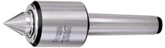 Royal Products - MT5 HD Taper Shank, 3.82" Head Diam 5,300 & 10,540 Lb Capacity Live Center - 3,000 Max RPM, 3.89" Head Length, 2" Point Diam, 2.31" Point Len, 5,240 Lb Max Workpc, 11-13/16" OAL, Standard Point - Exact Tool & Supply