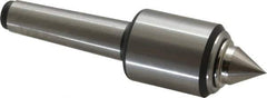 Royal Products - MT3 Taper Shank, 1-3/4" Head Diam 2,155 Lb Capacity Live Center - 6,000 Max RPM, 2.12" Head Length, 7/8" Point Diam, 1.07" Point Len, 885 Lb Max Workpc, 6-7/16" OAL, 3/8" Tip Diam, Standard Point - Exact Tool & Supply
