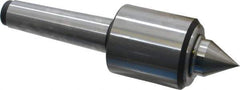 Royal Products - MT4 Taper Shank, 2.45" Head Diam 4,390 Lb Capacity Live Center - 5,000 Max RPM, 2.78" Head Length, 1-1/4" Point Diam, 1.47" Point Len, 2,240 Lb Max Workpc, 8-5/8" OAL, 1/2" Tip Diam, Standard Point - Exact Tool & Supply