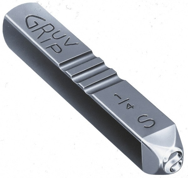 Made in USA - 1/32" Character Size, T Character, Heavy Duty Individual Steel Stamp - Exact Tool & Supply