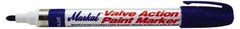 Markal - Blue Permanent Marker - Felt Tip - Exact Tool & Supply