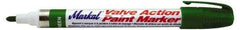 Markal - Green Permanent Marker - Felt Tip - Exact Tool & Supply