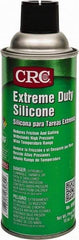 CRC - 16 oz Aerosol Silicone Lubricant - Clear & White, -100°F to 450°F, Food Grade - Exact Tool & Supply