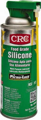 CRC - 16 oz Aerosol Nondrying Film/Silicone Penetrant/Lubricant - Clear & White, -40°F to 400°F, Food Grade - Exact Tool & Supply
