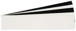 Gravotech - 10 Inch Long x 2 Inch High, Plastic Engraving Stock - Black and White - Exact Tool & Supply