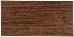 Gravotech - 24 Inch Long x 12 Inch High, Plastic Engraving Stock - Light Walnut and White - Exact Tool & Supply