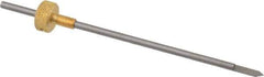 Gravotech - 1/8 Inch Shank Diameter, 0.02 Inch Tip Size, Carbide, Engraving Cutter - Use on Plastics - Exact Tool & Supply