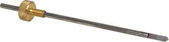 Gravotech - 1/8 Inch Shank Diameter, 0.01 Inch Tip Size, Carbide, Engraving Cutter - Use on Brass and Aluminum - Exact Tool & Supply