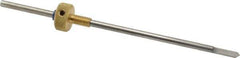 Gravotech - 1/8 Inch Shank Diameter, 0.04 Inch Tip Size, Carbide, Engraving Cutter - Use on Brass and Aluminum - Exact Tool & Supply
