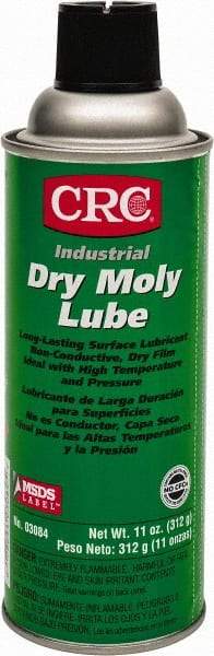 CRC - 16 oz Aerosol Dry Film with Moly Penetrant/Lubricant - Dark Gray, -30°F to 650°F - Exact Tool & Supply